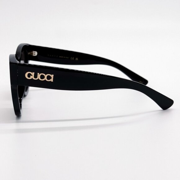 NEW GUCCI GG1789S 001 WOMEN BLACK SUNGLASSES GUCCI - Picture 8 of 12